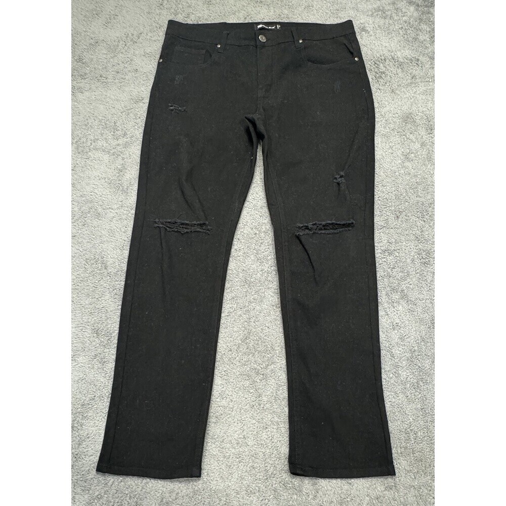 NEW Royal Blue Men's Size 36 X 30 Skinny Fit Black Jeans